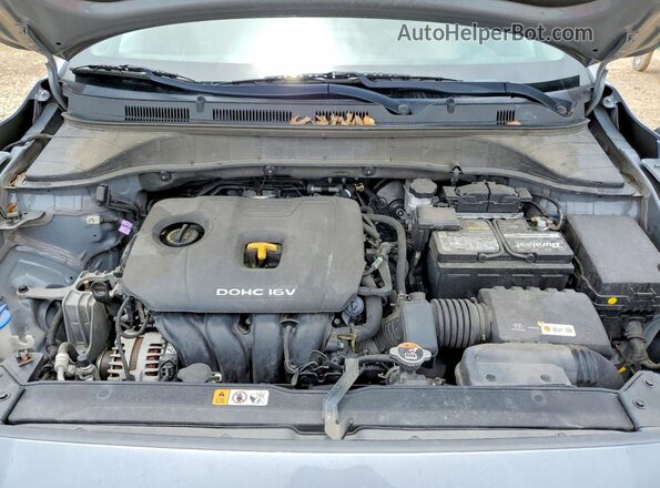 KM8K12AA0MU708798 2021 HYUNDAI KONA Gray Rear interior view