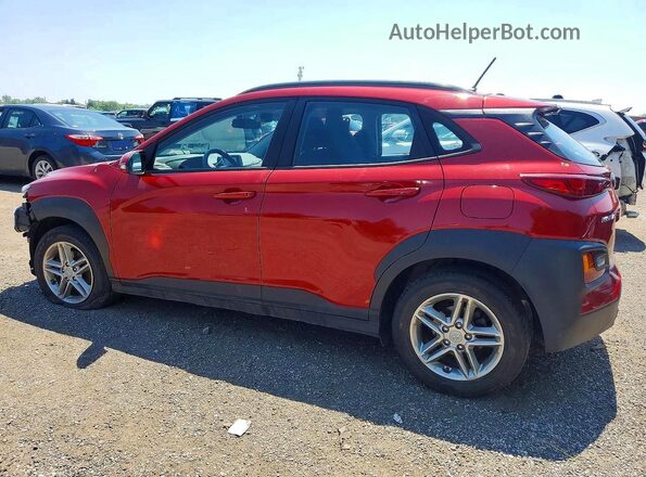 KM8K12AA0MU717730 2021 HYUNDAI KONA Red Trasero izquierdo