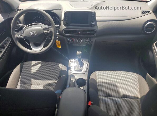 KM8K12AA0MU717730 2021 HYUNDAI KONA Red Vista del salpicadero