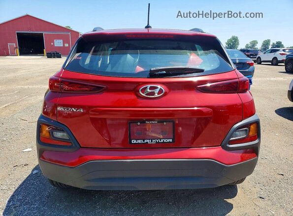 KM8K12AA0MU717730 2021 HYUNDAI KONA Red Vista trasera