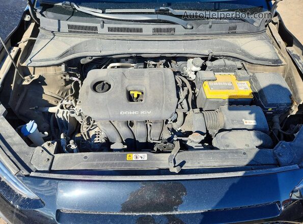 KM8K12AA2LU544789 2020 HYUNDAI KONA Black Widok wnętrza z tyłu