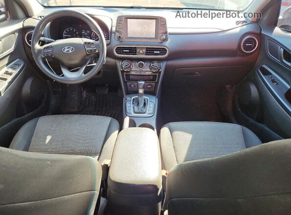 KM8K12AA2LU544789 2020 HYUNDAI KONA Black Widok deski rozdzielczej