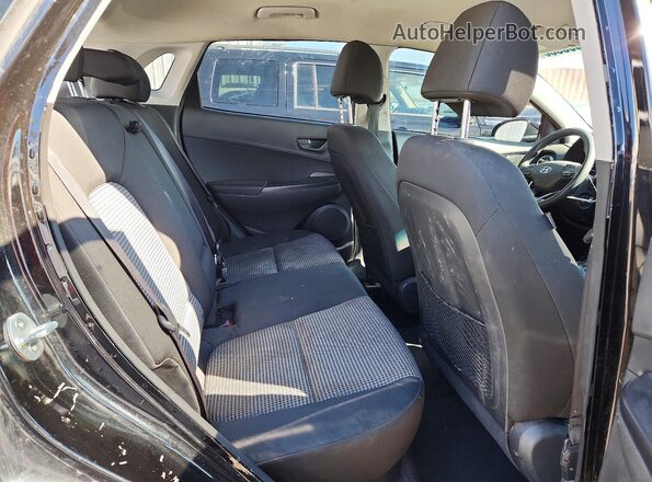 KM8K12AA2LU544789 2020 HYUNDAI KONA Black Widok tylnych siedzeń