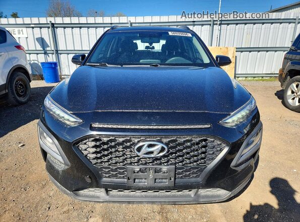 KM8K12AA2LU544789 2020 HYUNDAI KONA Black Widok z przodu