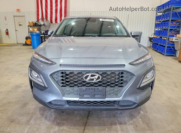 KM8K12AA2MU661337 2021 HYUNDAI KONA Gray Widok z przodu