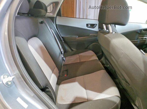 KM8K12AA2MU661337 2021 HYUNDAI KONA Gray Widok tylnych siedzeń