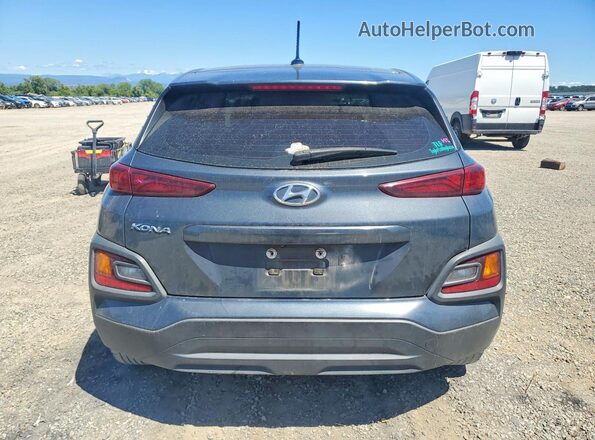 KM8K12AA2MU703666 2021 HYUNDAI KONA Gray Widok z tyłu