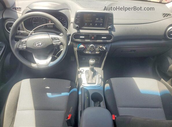 KM8K12AA2MU709922 2021 HYUNDAI KONA Red Вид панелі приладів