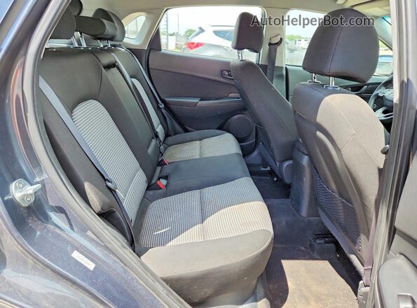 KM8K12AA3MU604063 2021 HYUNDAI KONA Gray Widok wnętrza z tyłu