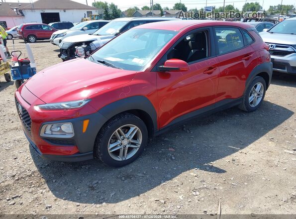KM8K12AA4KU259185 2019 HYUNDAI KONA Red Przód lewy