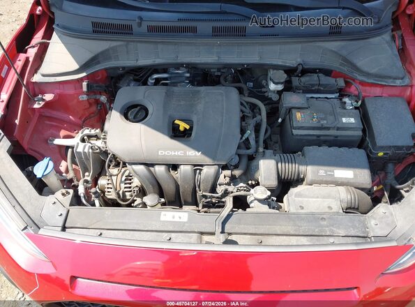 KM8K12AA4KU259185 2019 HYUNDAI KONA Red Widok z tyłu