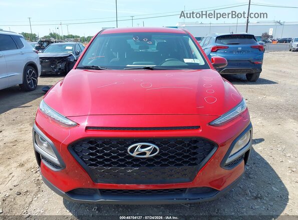 KM8K12AA4KU259185 2019 HYUNDAI KONA Red Widok wnętrza z tyłu