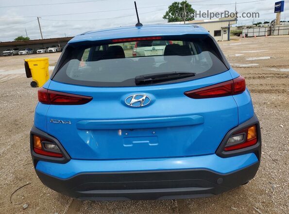KM8K12AA4LU409345 2020 HYUNDAI KONA Синий Вид сзади