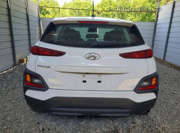 KM8K12AA4MU607649 2021 HYUNDAI KONA White Widok z tyłu