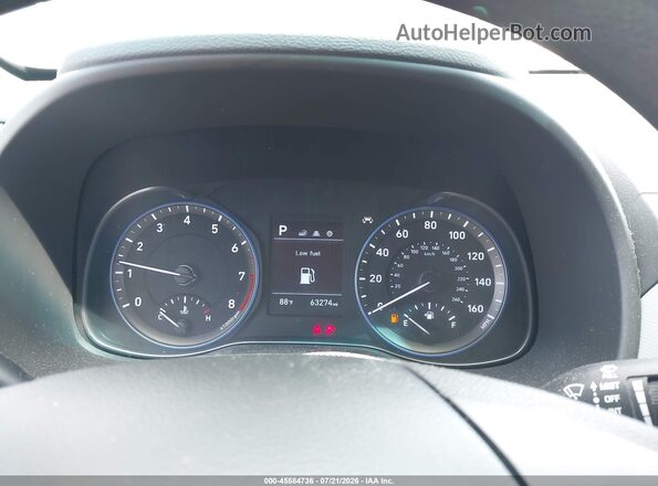 KM8K12AA5LU416370 2020 HYUNDAI KONA Gray უკანა სავარძლების ხედი