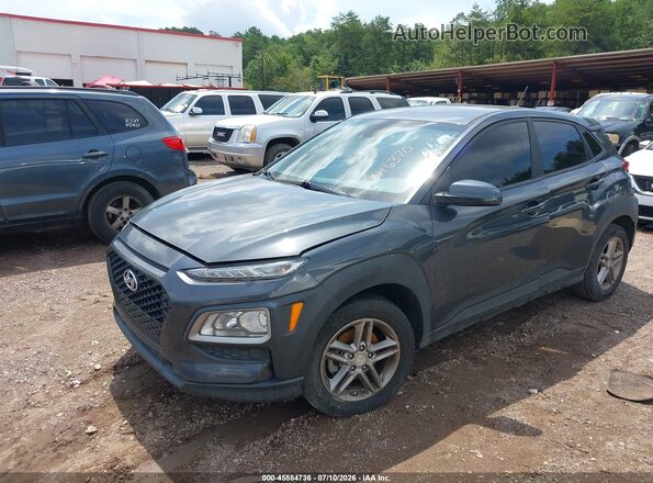 KM8K12AA5LU416370 2020 HYUNDAI KONA Gray წინა მარცხენა ხედი სამი მეოთხედიდან