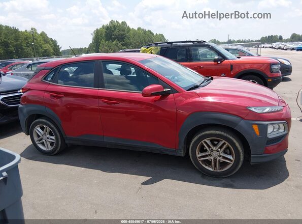 KM8K12AA5MU666810 2021 HYUNDAI KONA Red Rear interior view