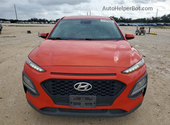 KM8K12AA7KU290656 2019 HYUNDAI KONA Orange Front view