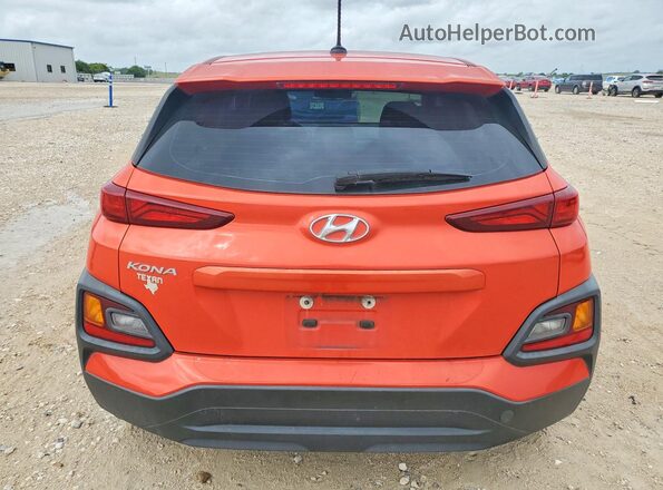 KM8K12AA7KU290656 2019 HYUNDAI KONA Orange Rear view