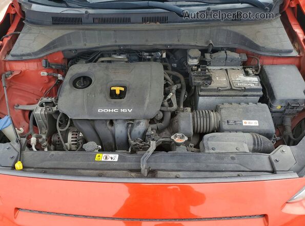 KM8K12AA7KU290656 2019 HYUNDAI KONA Orange Rear interior view