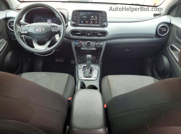 KM8K12AA7KU290656 2019 HYUNDAI KONA Orange Dashboard view