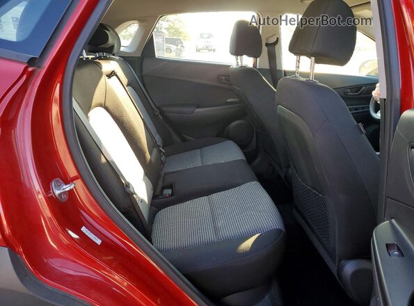 KM8K12AA7LU593678 2020 HYUNDAI KONA Красный Вид задней части салона