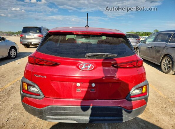 KM8K12AA8MU604043 2021 HYUNDAI KONA Red Вид ззаду