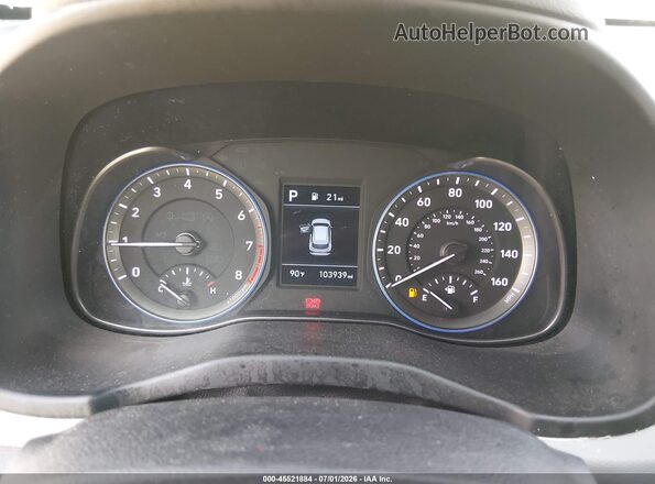 KM8K12AA8MU664078 2021 HYUNDAI KONA Gray Вид задніх сидінь