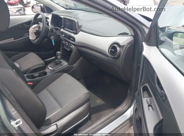 KM8K12AA9LU438582 2020 HYUNDAI KONA Silver Widok wnętrza z przodu