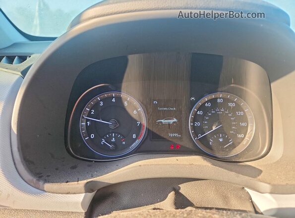 KM8K12AA9LU522157 2020 HYUNDAI KONA Gray Vista del cuadro de instrumentos