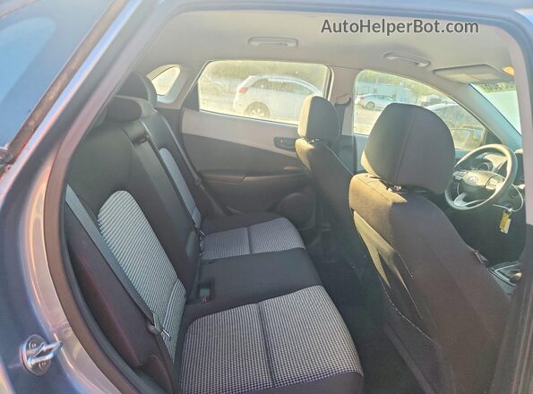 KM8K12AA9LU522157 2020 HYUNDAI KONA Gray Vista de los asientos traseros