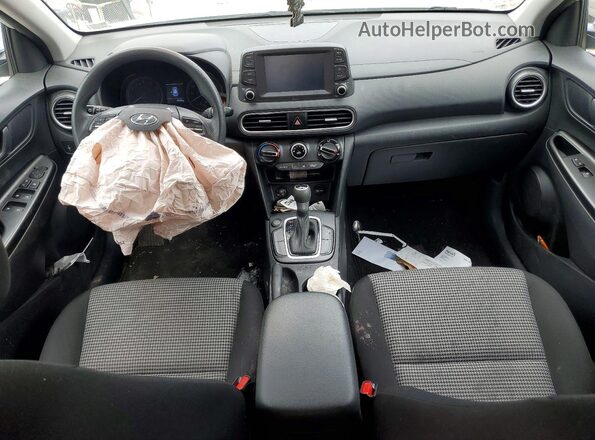 KM8K12AA9LU591964 2020 HYUNDAI KONA Белый Вид панели приборов