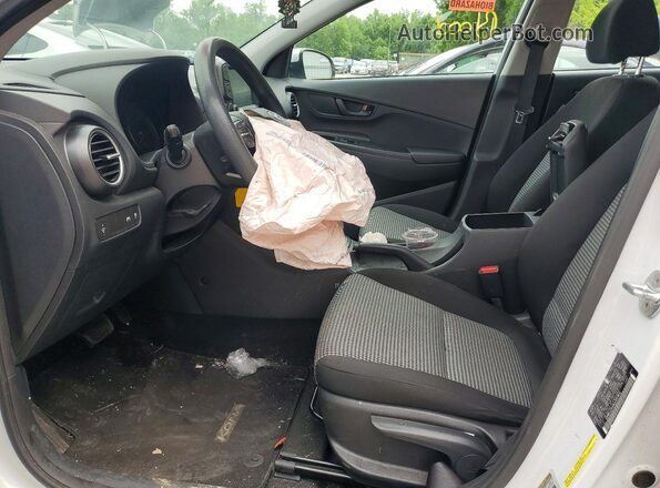 KM8K12AA9LU591964 2020 HYUNDAI KONA Белый Вид салона спереди
