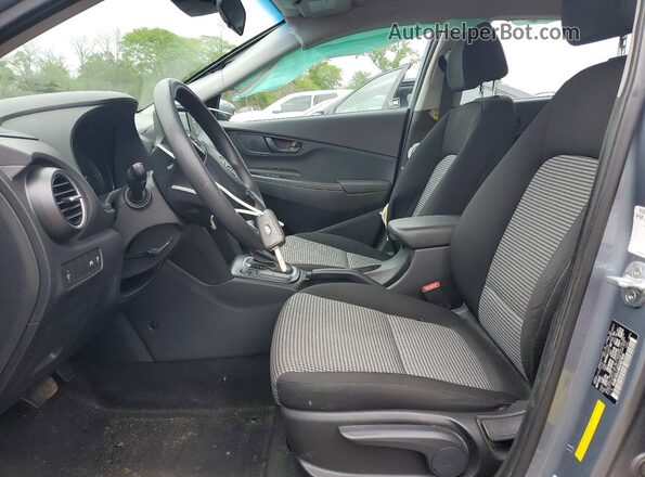 KM8K12AA9MU657849 2021 HYUNDAI KONA Gray Widok wnętrza z przodu
