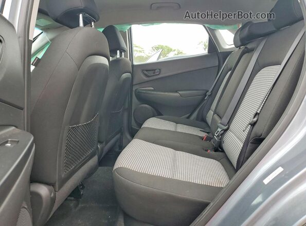 KM8K12AA9MU657849 2021 HYUNDAI KONA Gray Widok tylnych siedzeń