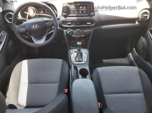 KM8K12AA9MU665563 2021 HYUNDAI KONA Gray Dashboard view