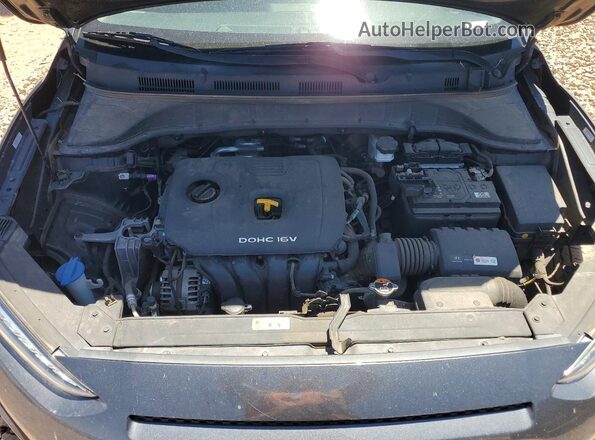 KM8K12AA9MU665563 2021 HYUNDAI KONA Gray Engine compartment view
