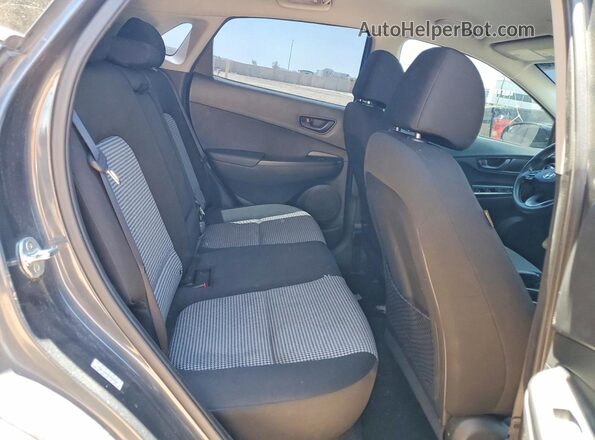 KM8K12AA9MU665563 2021 HYUNDAI KONA Gray Rear interior view