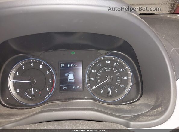 KM8K1CAA0LU414838 2020 HYUNDAI KONA Gray Widok tylnych siedzeń