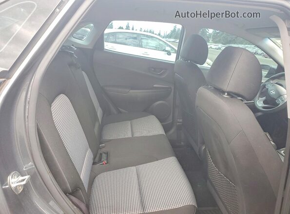 KM8K1CAA0MU707561 2021 HYUNDAI KONA Gray უკანა სავარძლების ხედი