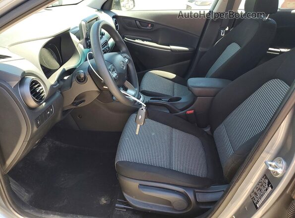 KM8K1CAA1LU575358 2020 HYUNDAI KONA Gray Вид салону спереду