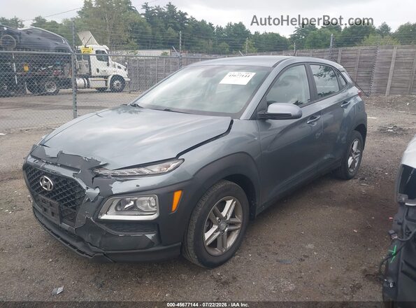 KM8K1CAA1LU587803 2020 HYUNDAI KONA Gray Առջևի ձախ երեք քառորդ տեսարան