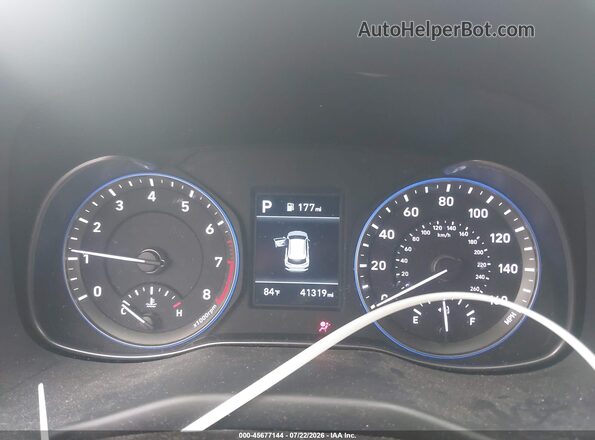 KM8K1CAA1LU587803 2020 HYUNDAI KONA Gray Հետևի նստատեղերի տեսք