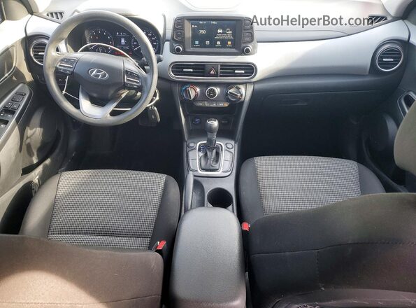 KM8K1CAA2LU487189 2020 HYUNDAI KONA White წინა პანელის ხედი