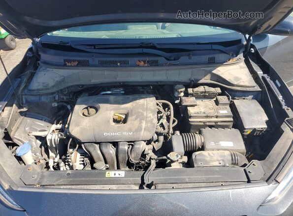 KM8K1CAA3JU079717 2018 HYUNDAI KONA Silver Widok komory silnika