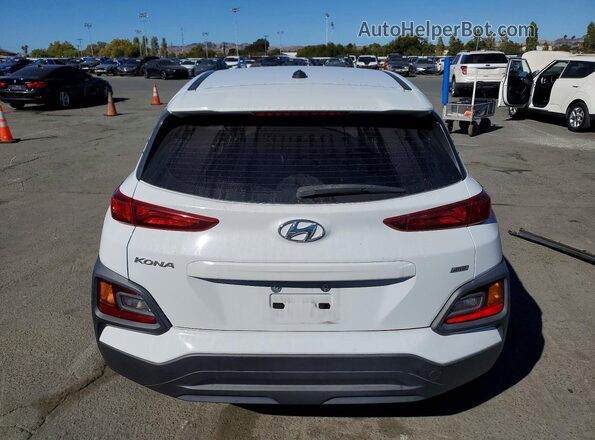 KM8K1CAA3KU258857 2019 HYUNDAI KONA White Rear view