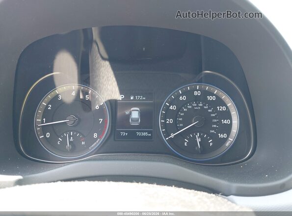 KM8K1CAA4LU415457 2020 HYUNDAI KONA Gray Vista de los asientos traseros