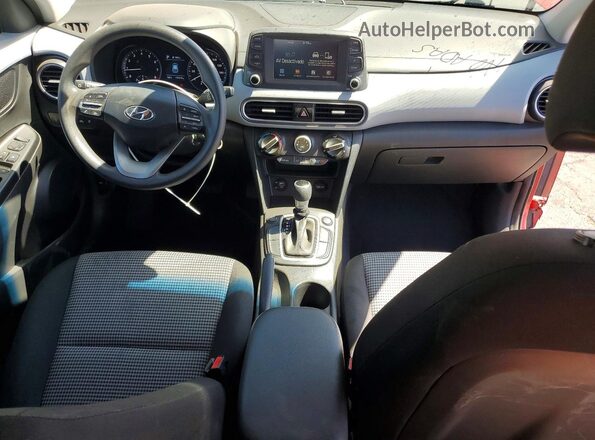 KM8K1CAA4MU658865 2021 HYUNDAI KONA Red Vista del salpicadero