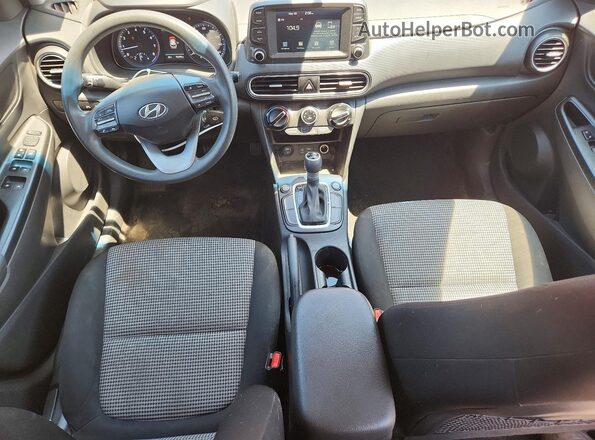 KM8K1CAA4MU711385 2021 HYUNDAI KONA Red წინა პანელის ხედი