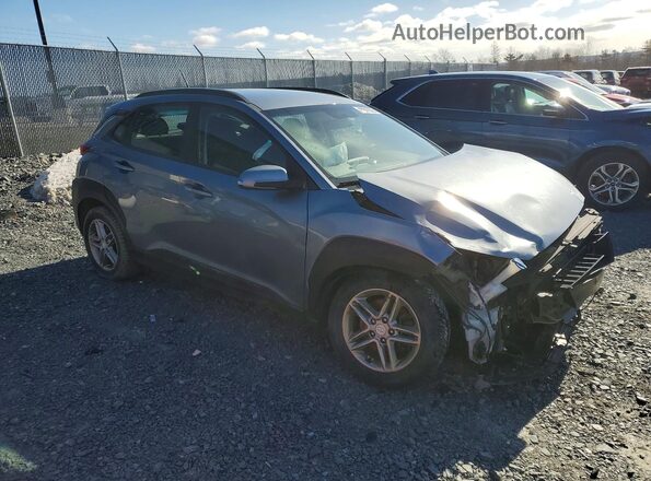 KM8K1CAA5KU203696 2019 HYUNDAI KONA Blue წინა მარჯვენა